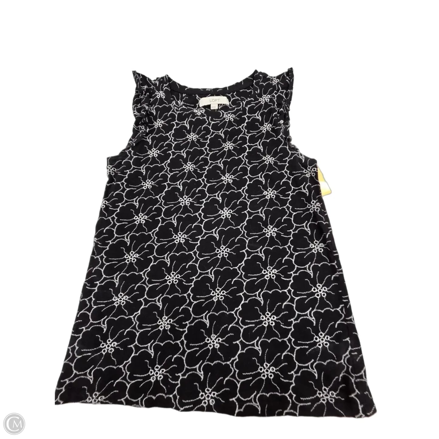 Tank Top By Loft In Black, Size: Xxs