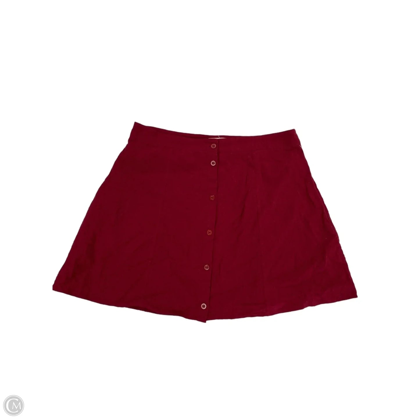 Skirt Mini & Short By Fashion On Earth In Red, Size: L