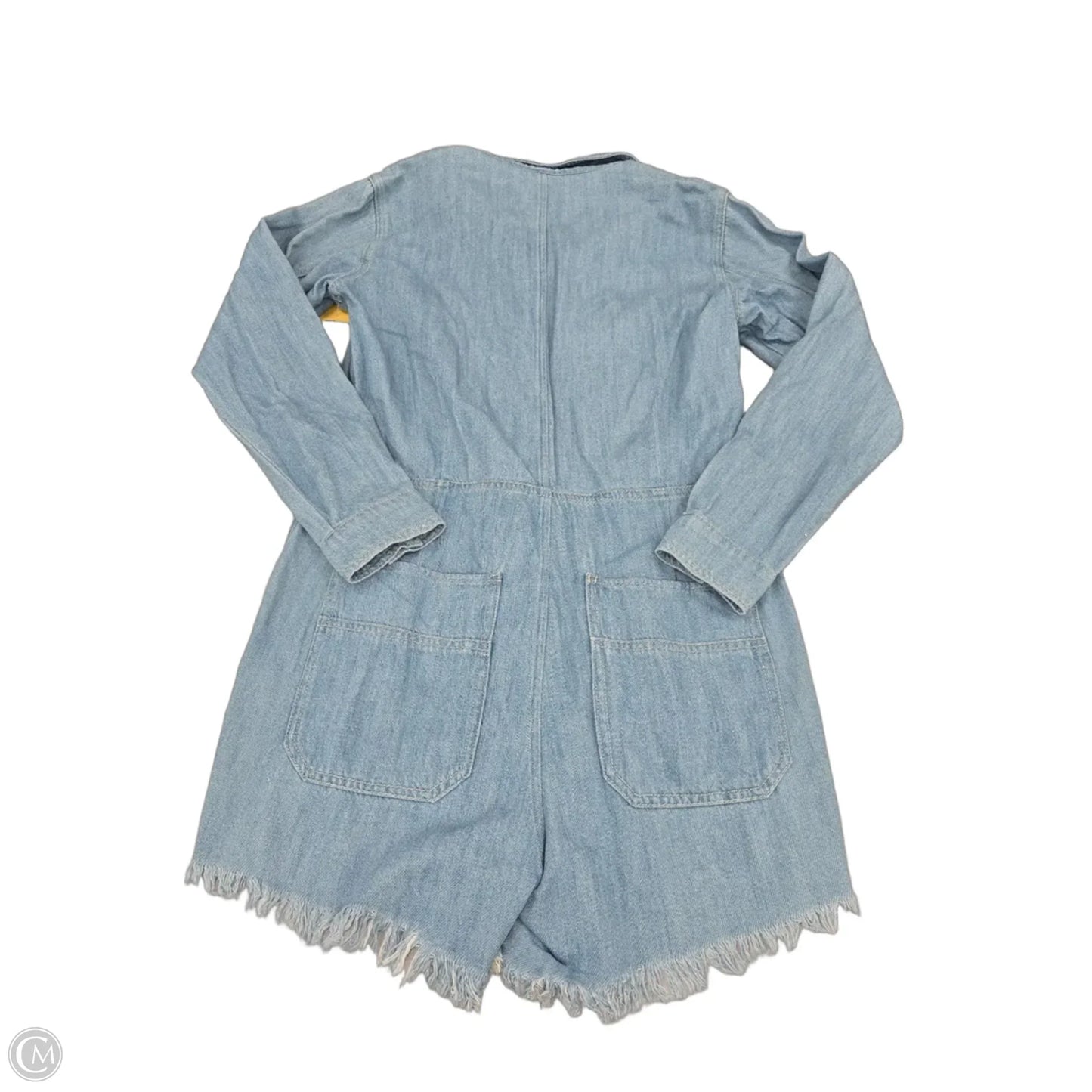 Romper By Free People In Blue Denim, Size: M