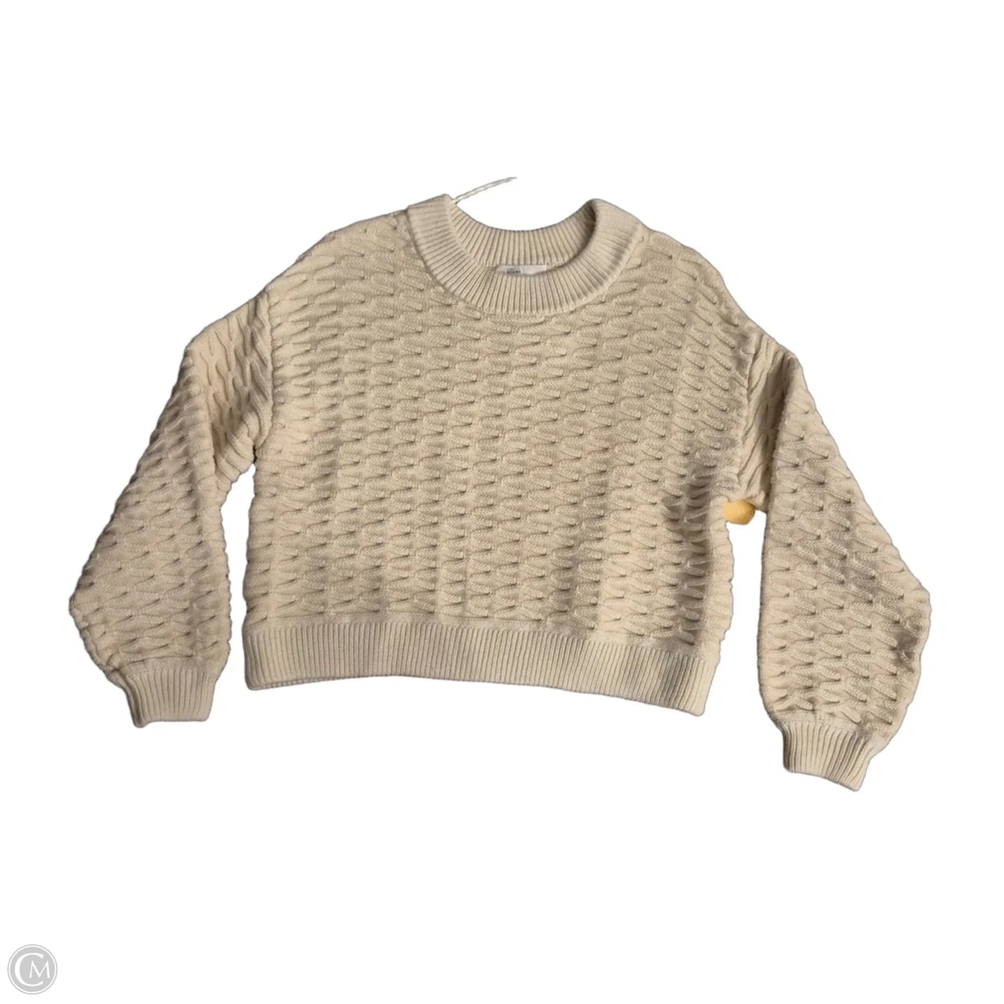 Sweater By Sancia In Cream & Tan, Size: S