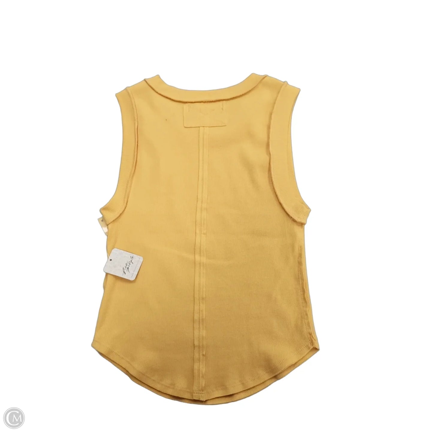 Tank Top By We The Free In Yellow, Size: M