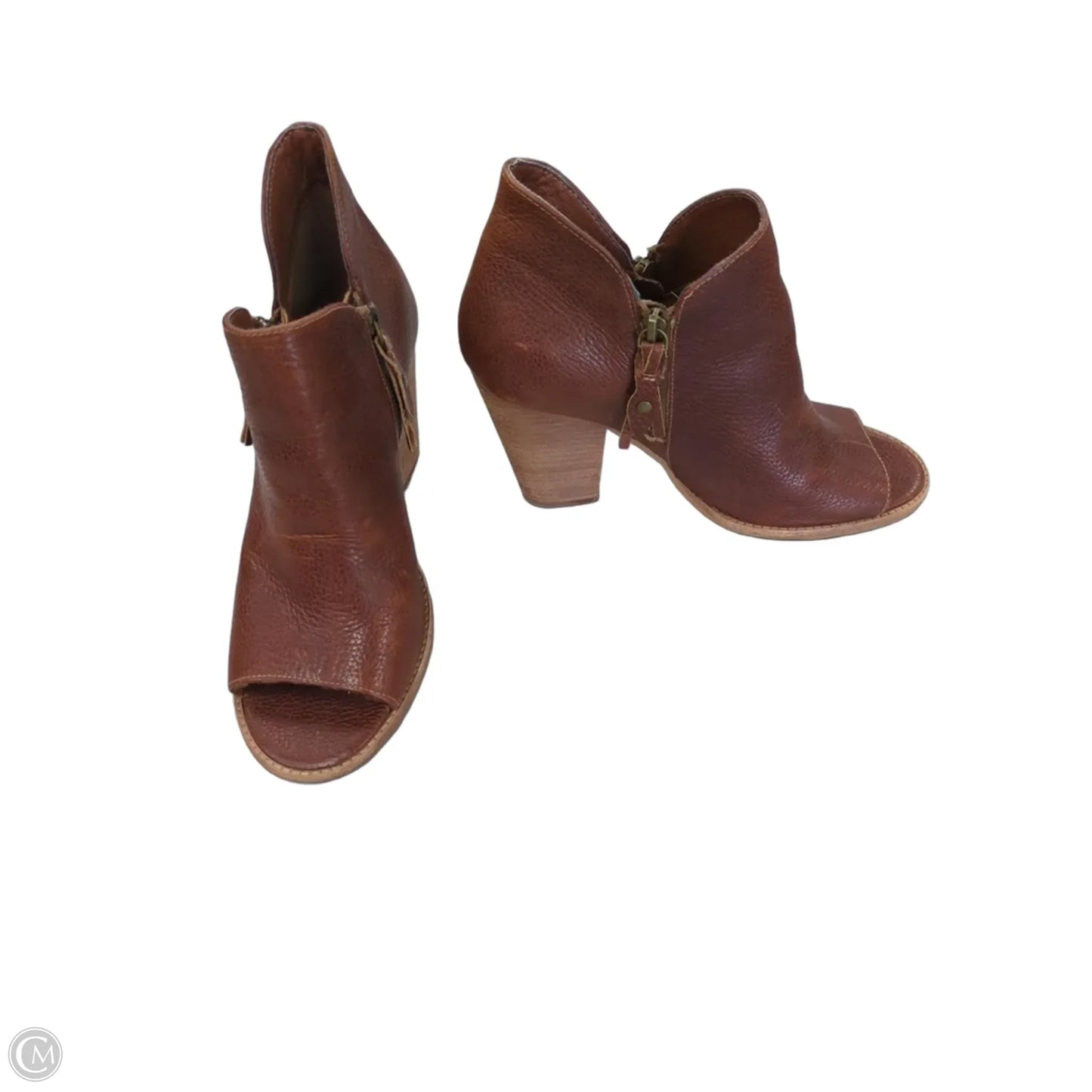 Shoes Heels Block By Mia In Brown, Size: 10