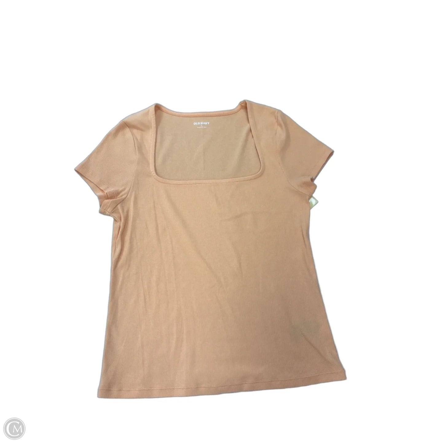 Top Short Sleeve Basic By Old Navy In Orange, Size: L