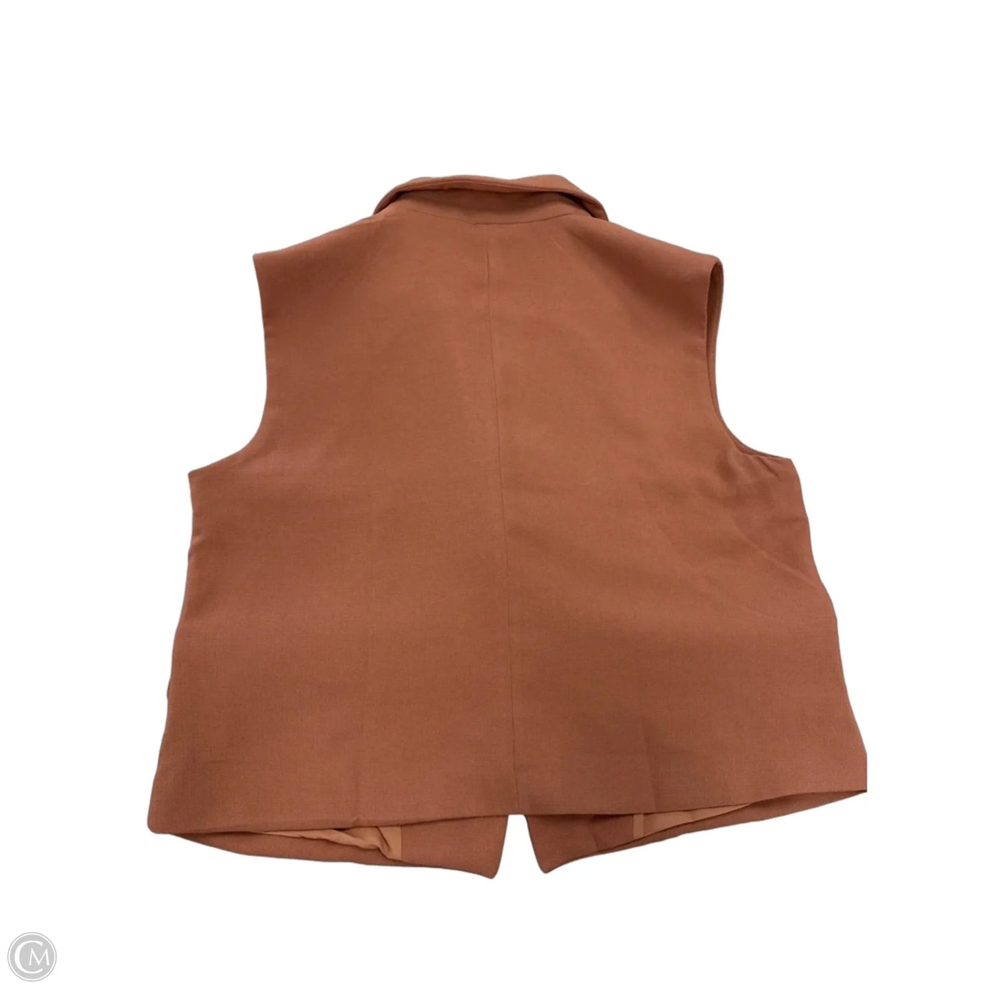 Top 2pc Sleeveless By Kirundo In Brown, Size: L
