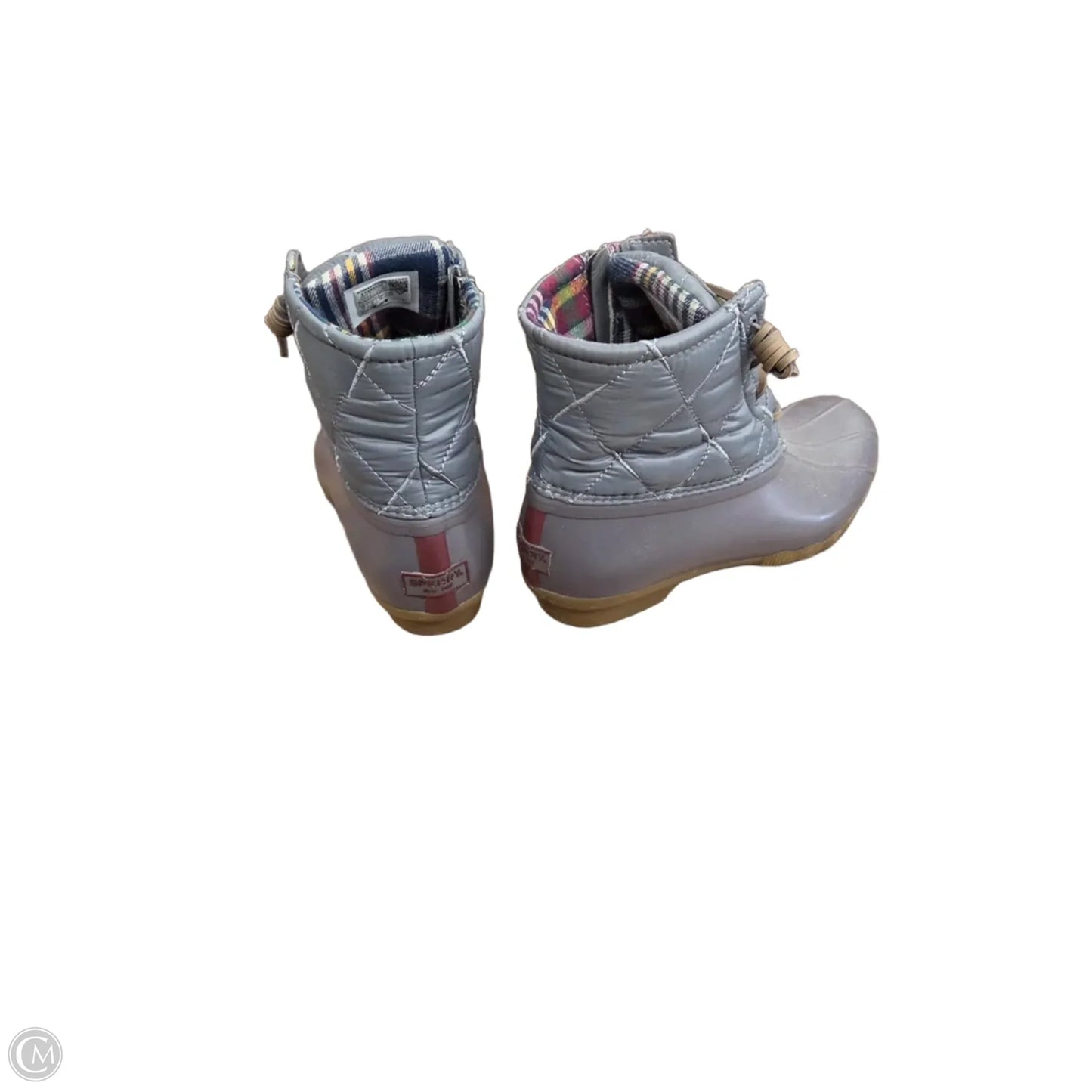 Boots Rain By Sperry In Silver, Size: 7.5