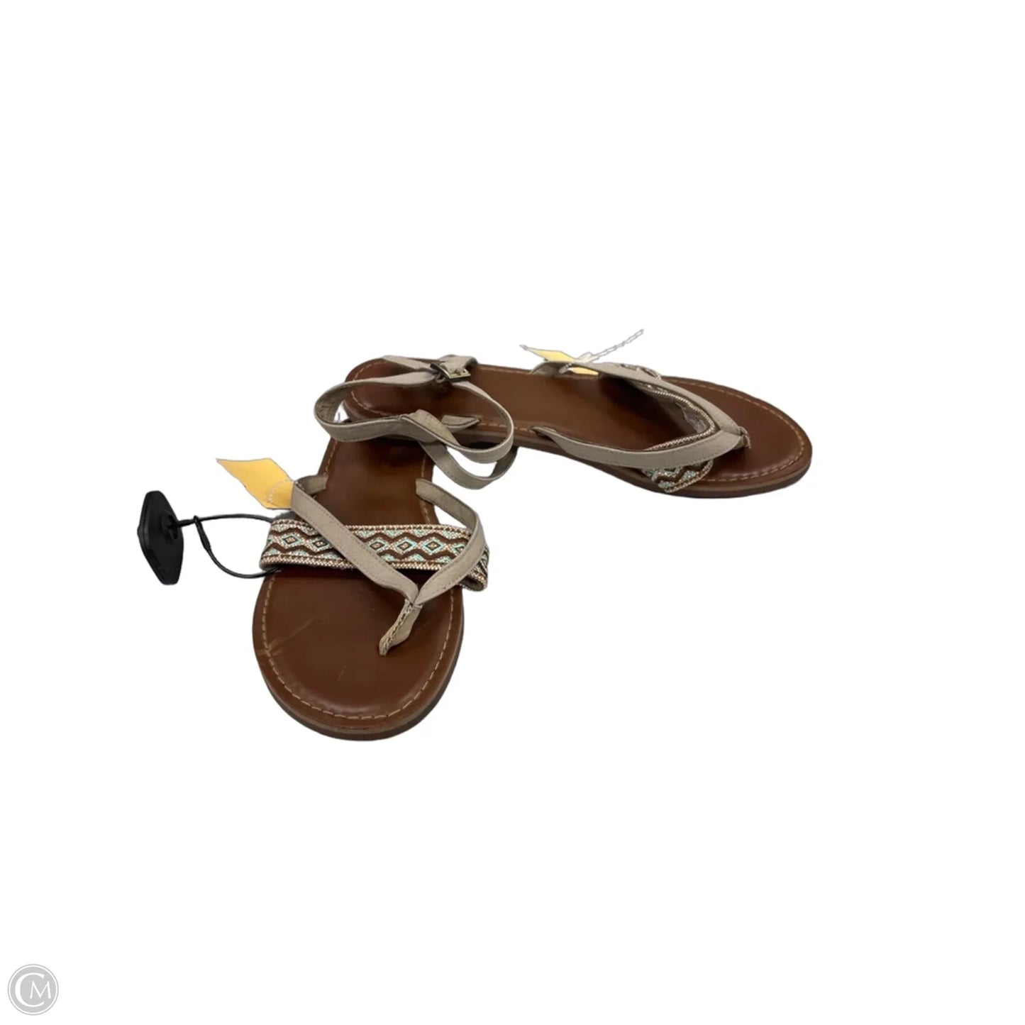 Sandals Flats By Toms In Tan, Size: 9.5