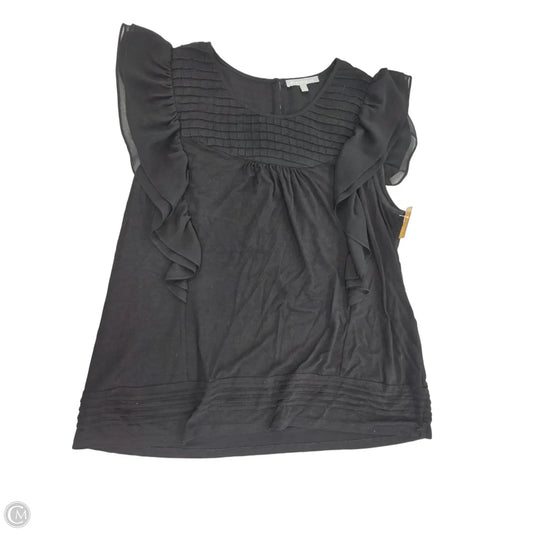 Top Sleeveless By Daniel Rainn In Black, Size: Xl