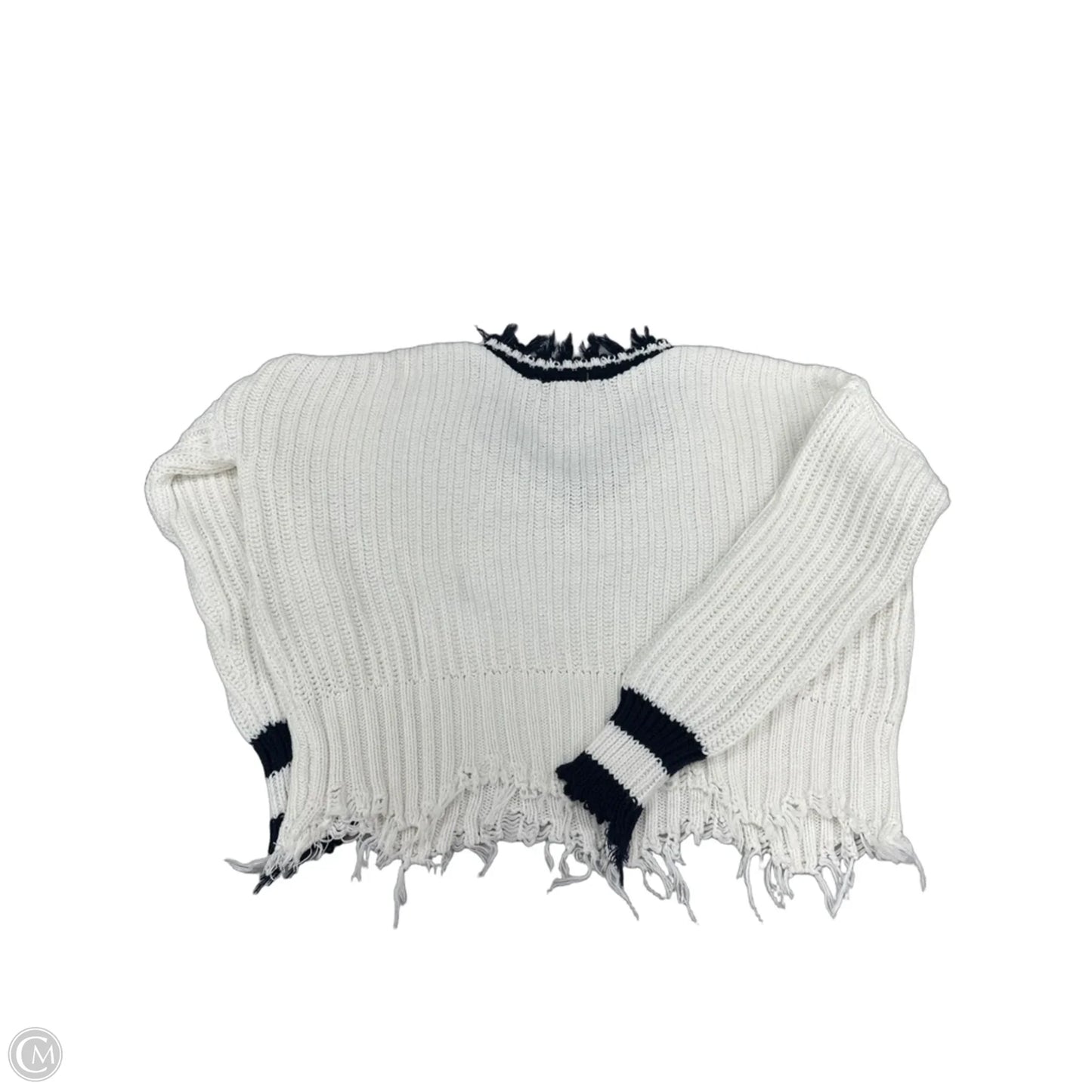 Sweater By Z Supply In White, Size: Xs