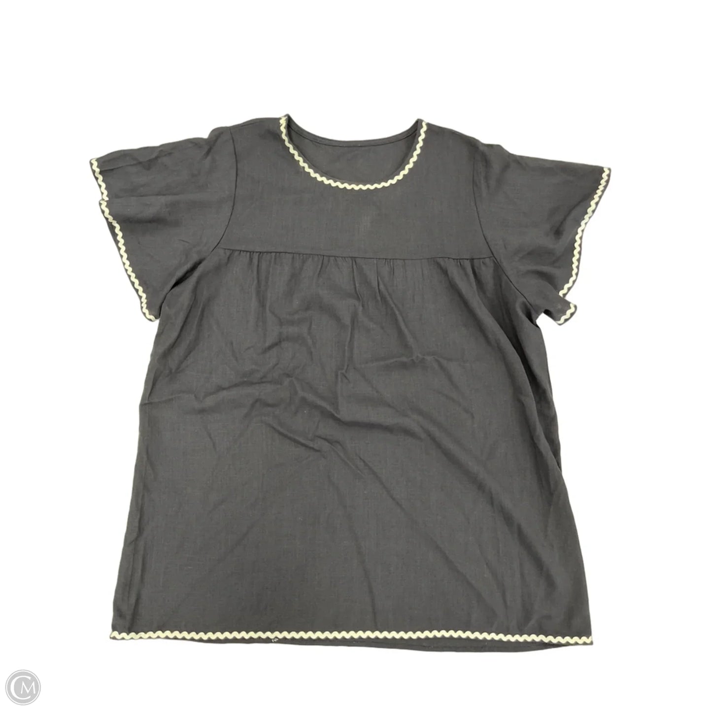 Top Short Sleeve By Cmf In Navy, Size: Xl