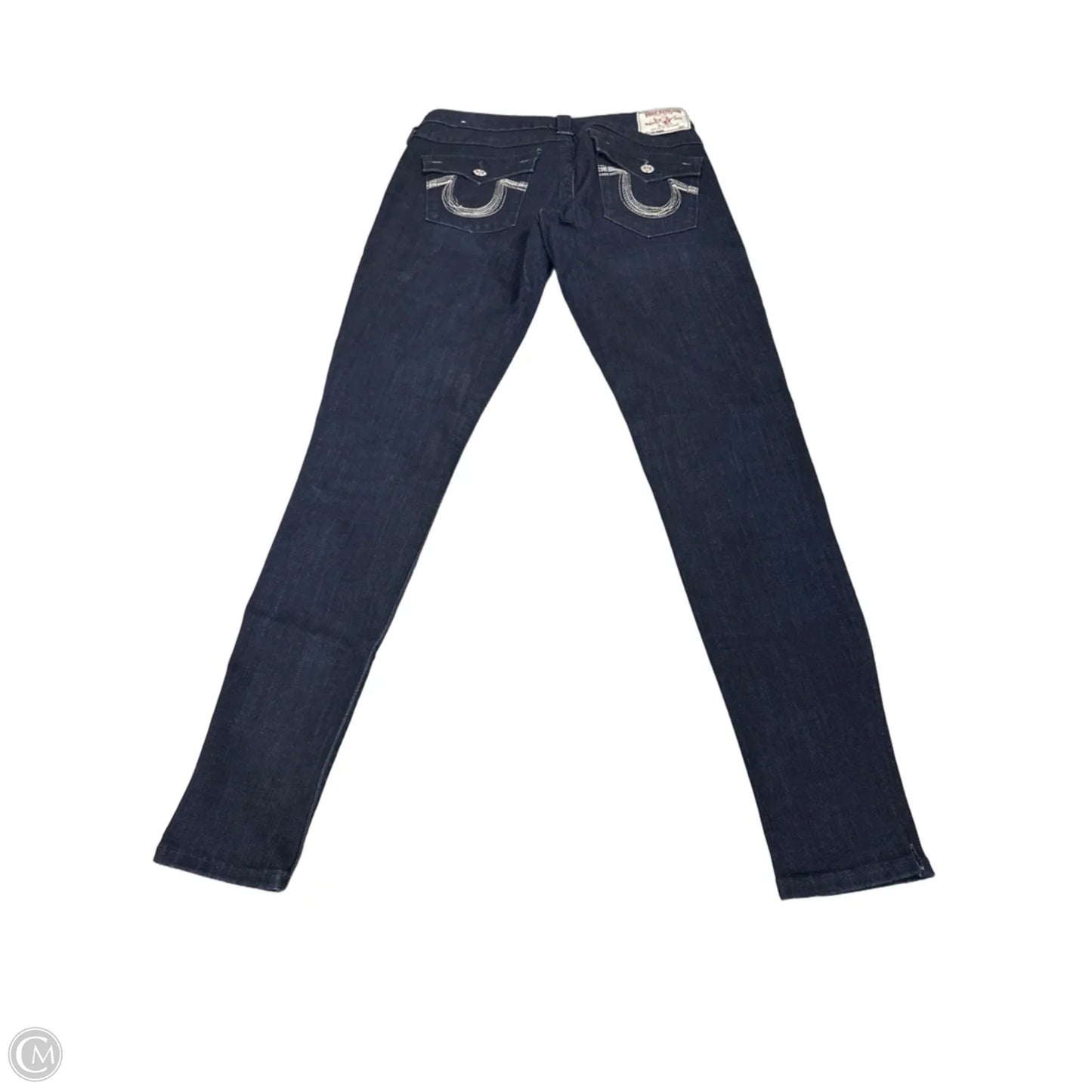 Jeans Skinny By True Religion In Blue Denim, Size: 12