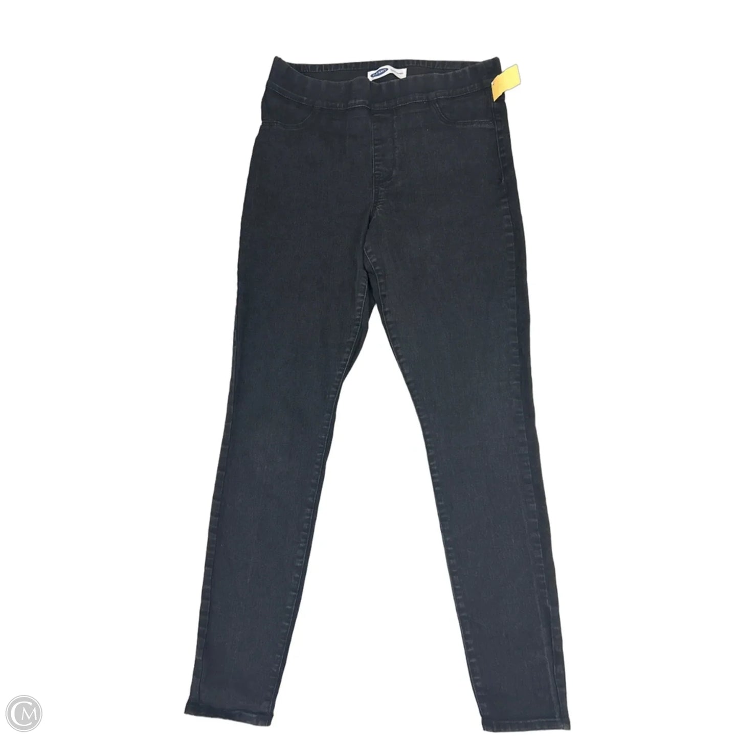 Jeans Skinny By Old Navy In Black Denim, Size: 14l