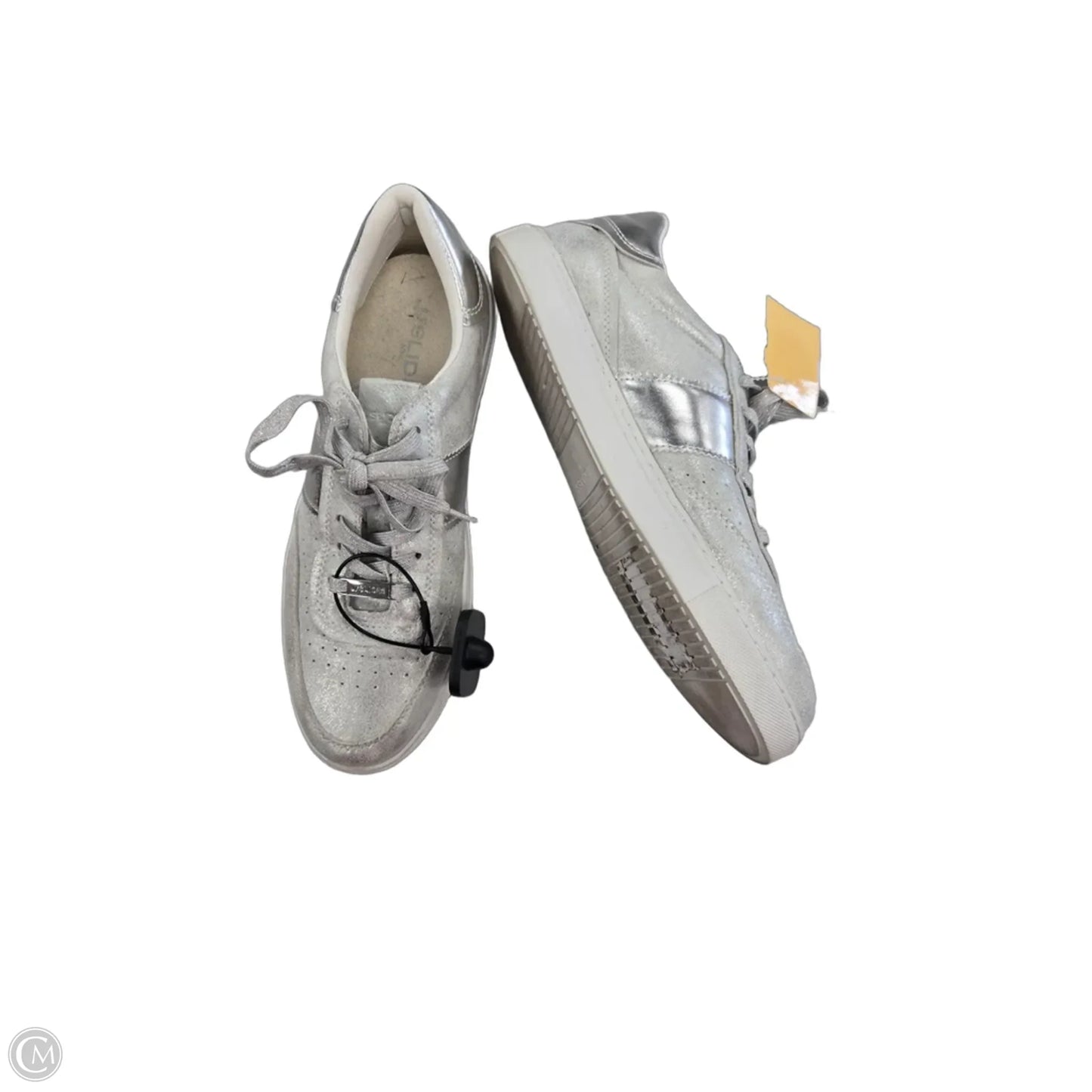 Shoes Flats By J Slides In Silver, Size: 8.5