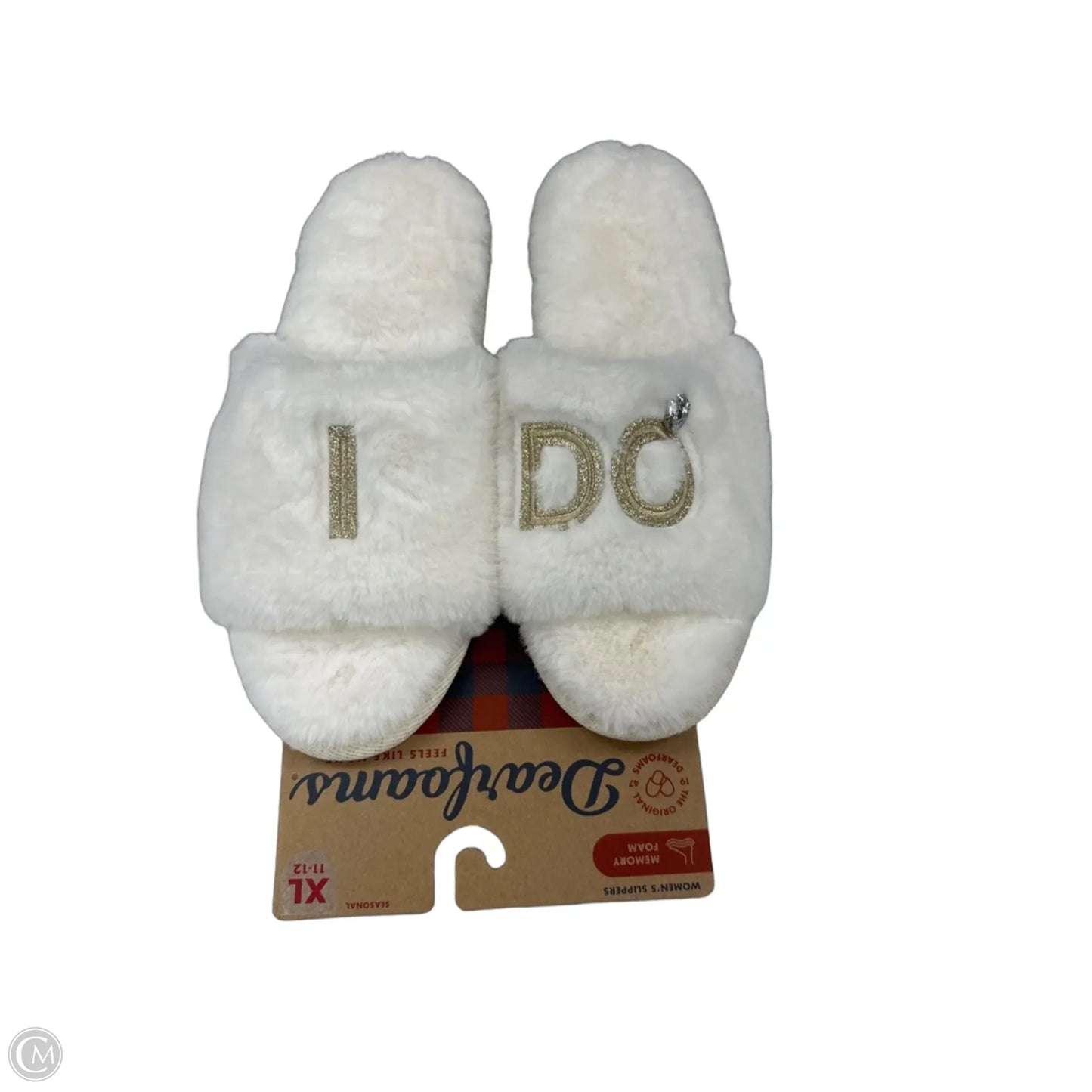 Slippers By Cme In White, Size: 11