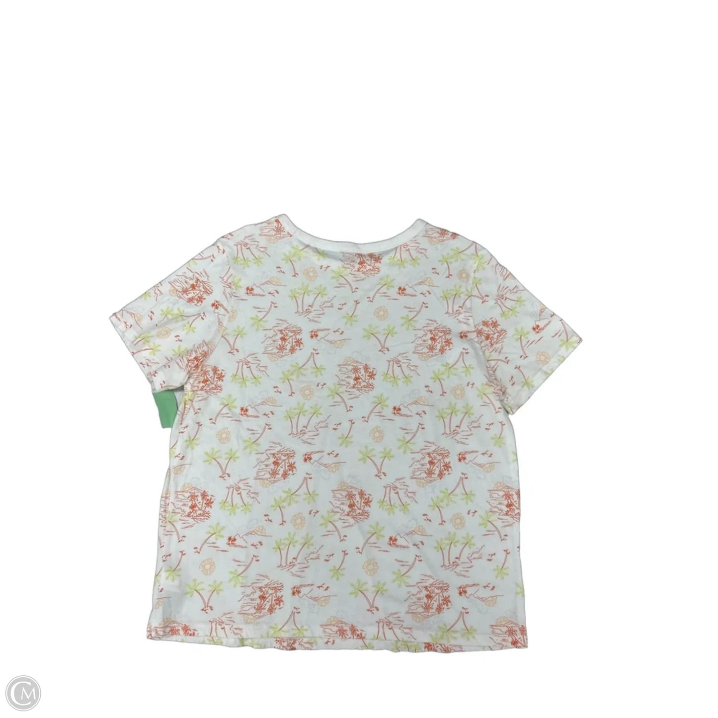 Top Short Sleeve Basic By Old Navy In White, Size: L