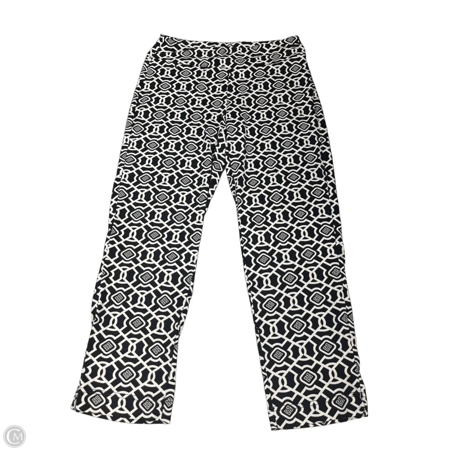 Pants Lounge By Lulu B In Black & White, Size: S