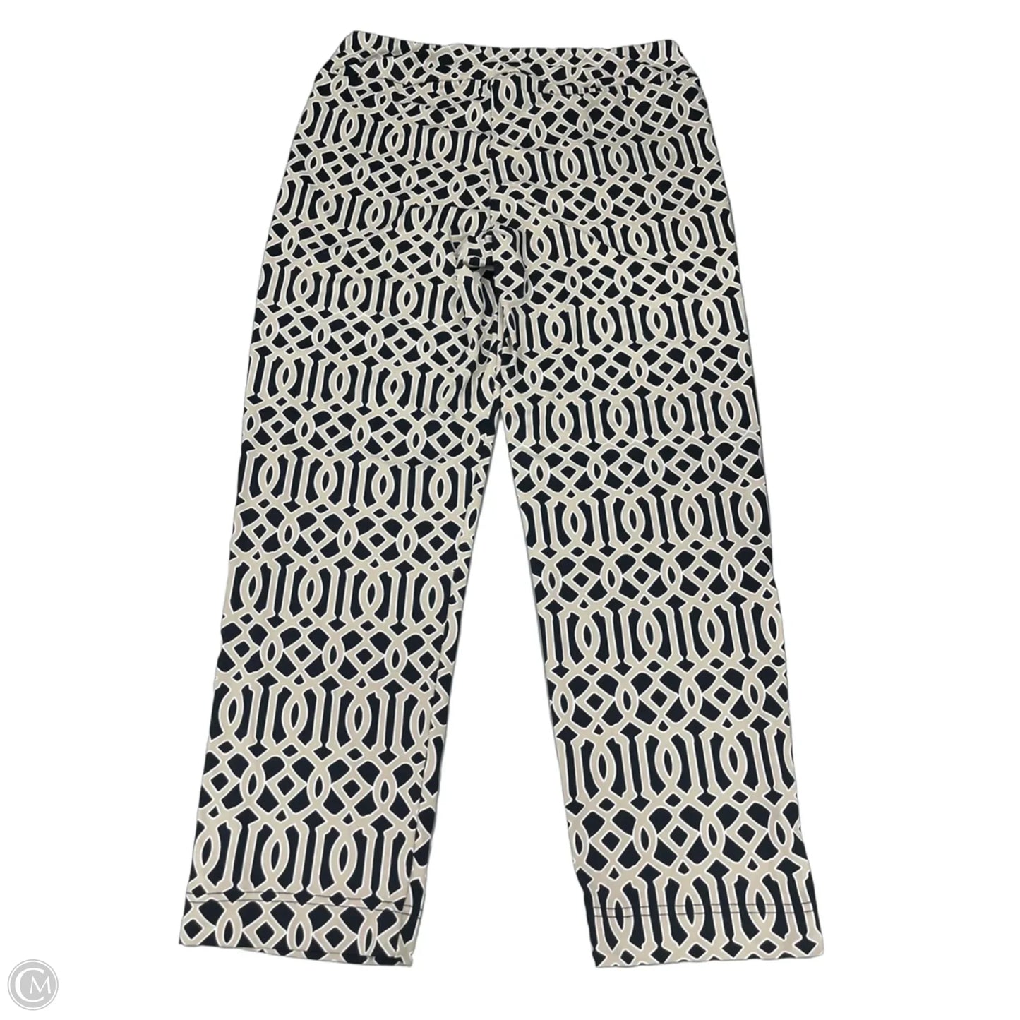 Pants Lounge By Lulu B In Black & Tan, Size: S