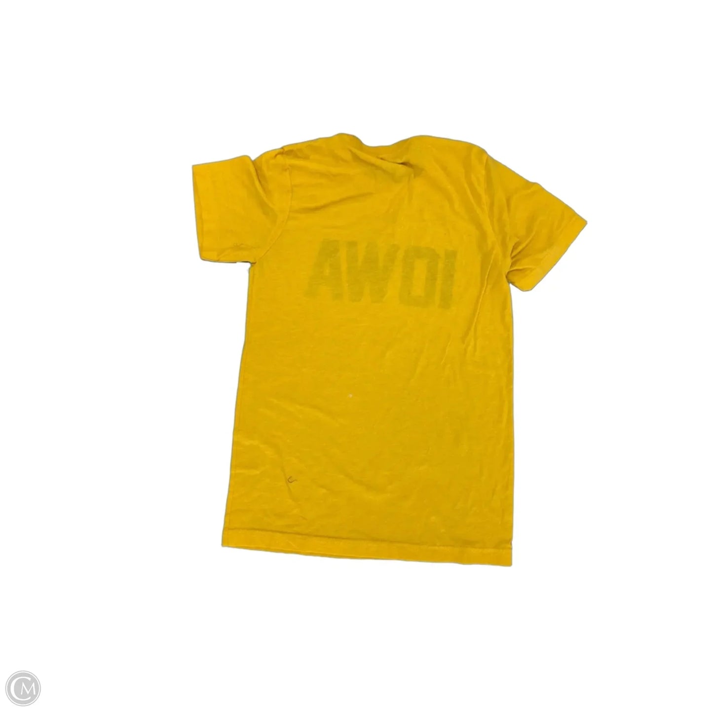 Top Short Sleeve Basic By Cme In Gold, Size: S