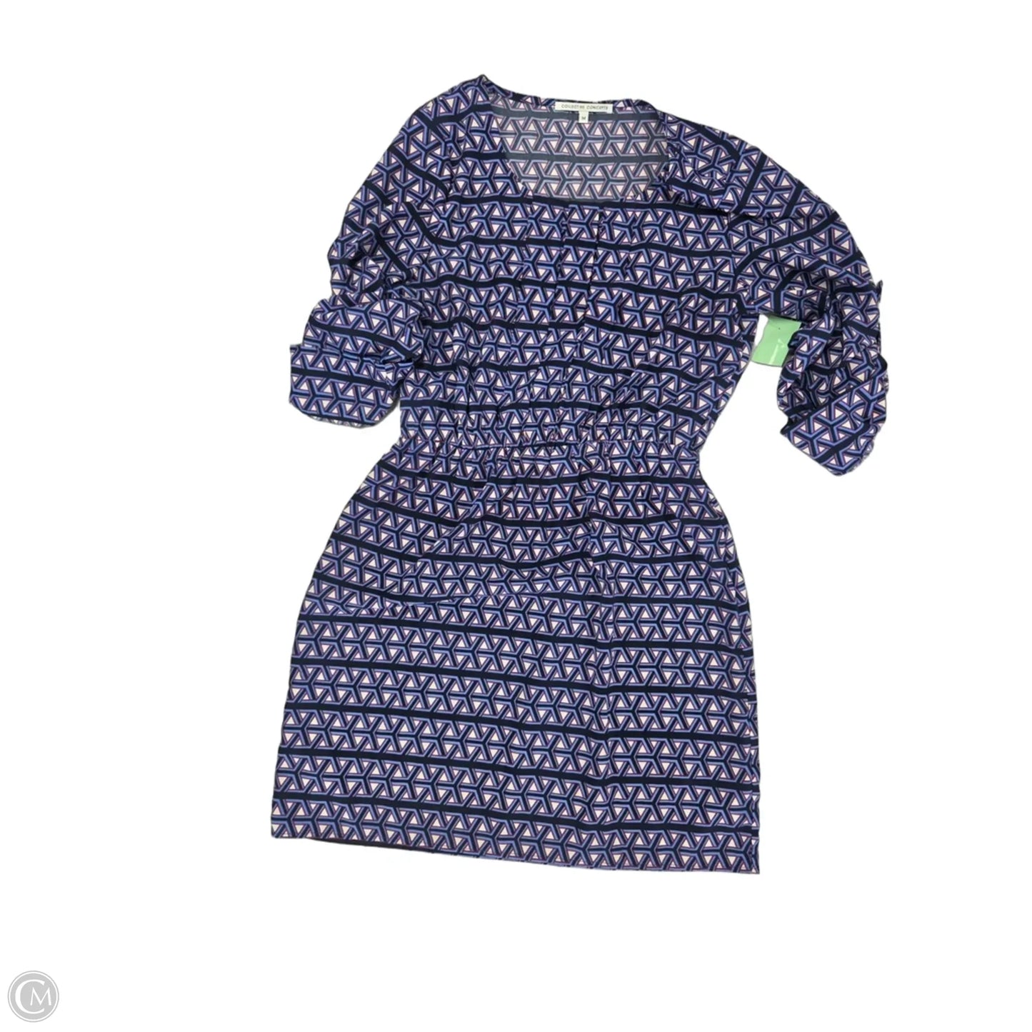Dress Casual Short By Collective Concepts In Geometric Pattern, Size: M