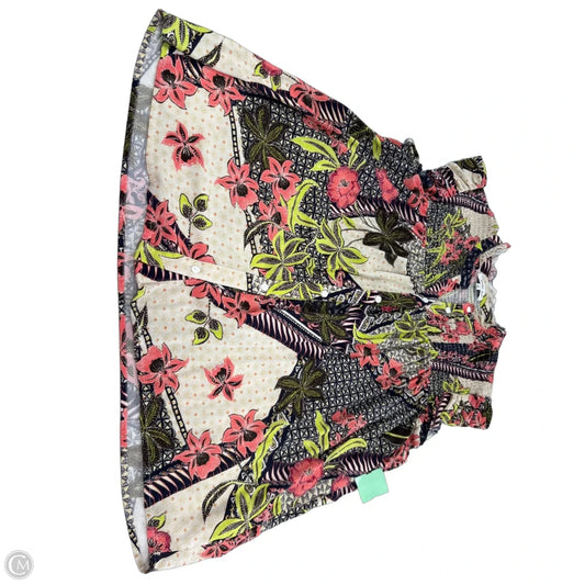 Top Sleeveless By Another Love In Floral Print, Size: L