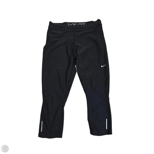 Athletic Capris By Nike In Black, Size: L