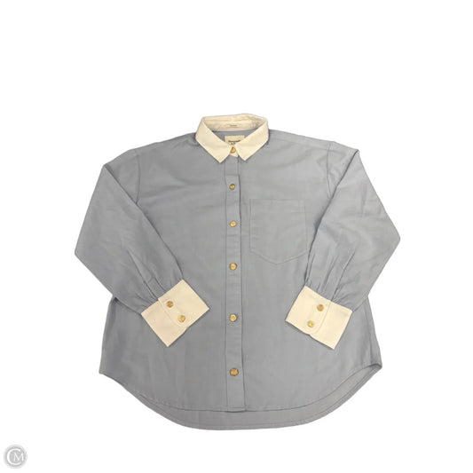 Top Long Sleeve By Abercrombie And Fitch In White, Size: L