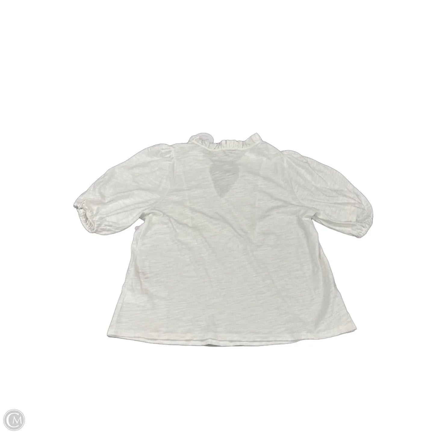 Top Short Sleeve By Cmc In White, Size: M