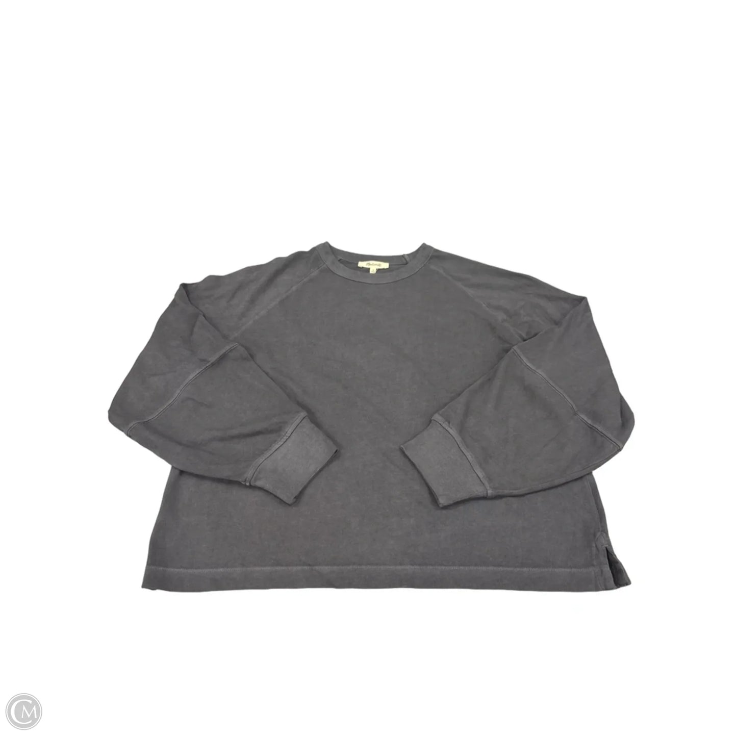 Top Long Sleeve By Madewell In Grey, Size: M