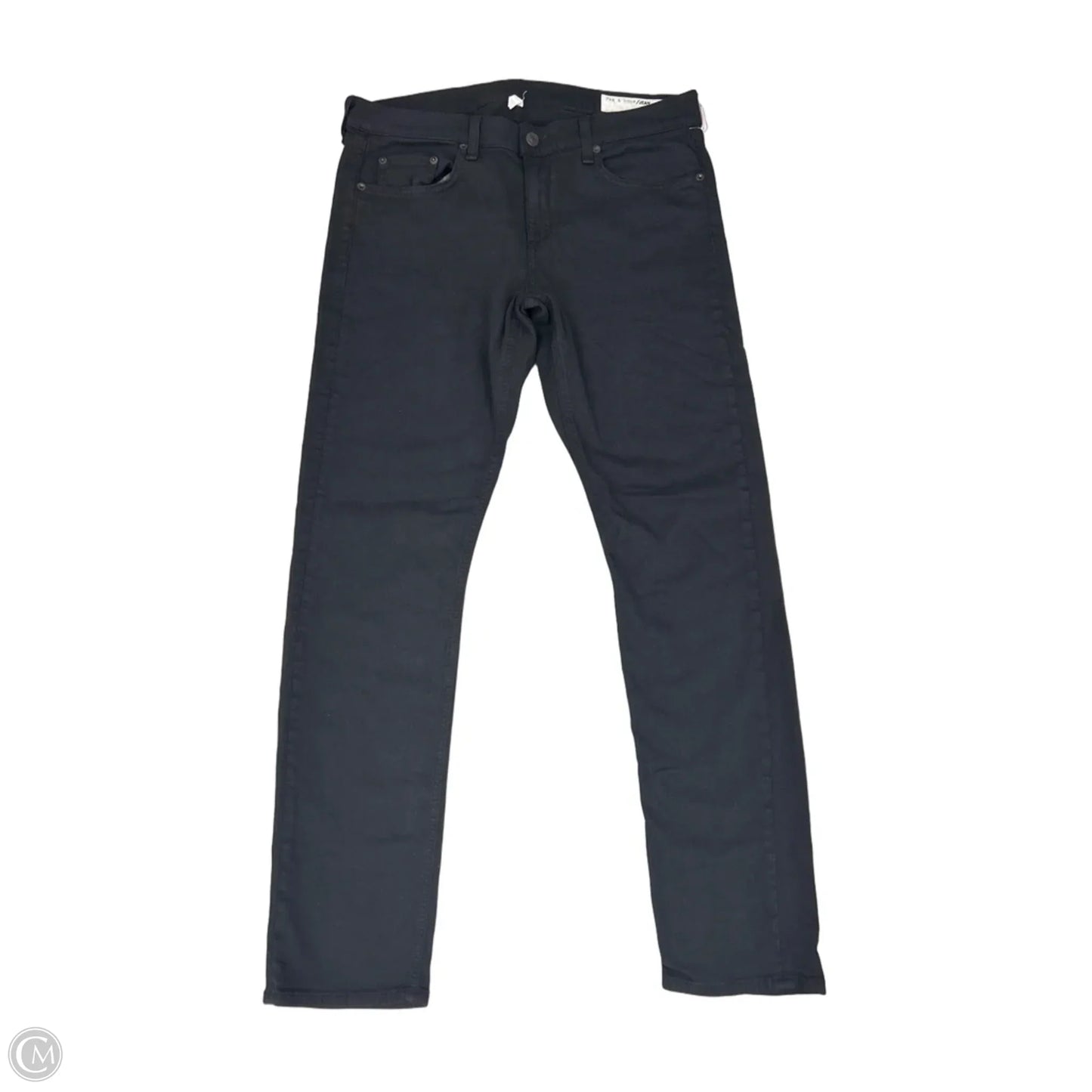 Jeans Skinny By Rag And Bone In Black Denim, Size: 10