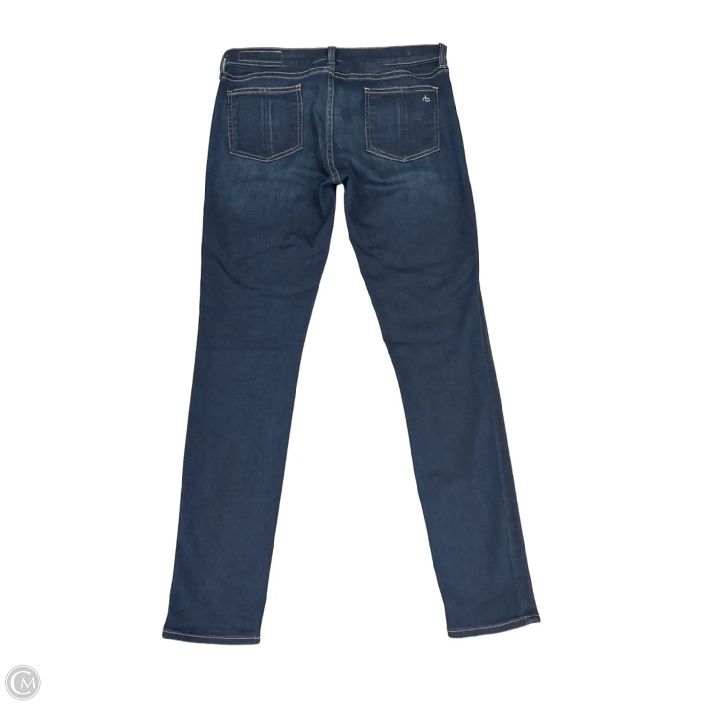 Jeans Skinny By Rag And Bone In Blue Denim, Size: 12
