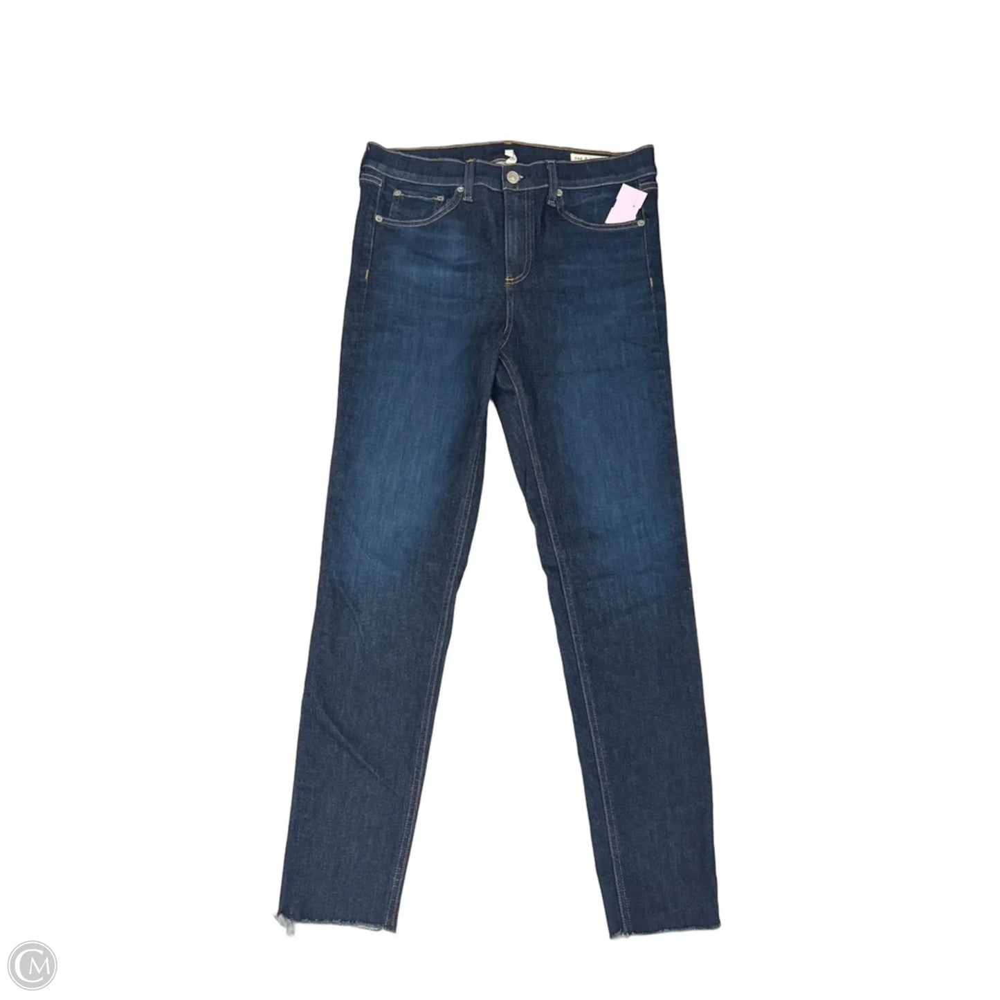 Jeans Skinny By Rag And Bone In Blue Denim, Size: 8