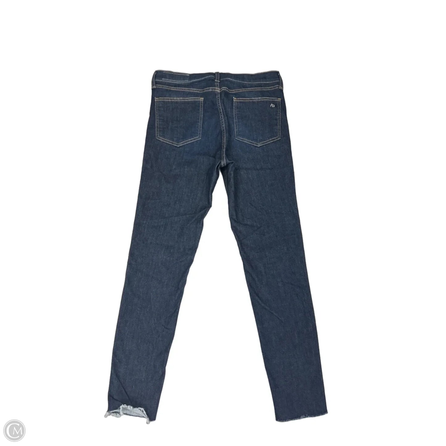 Jeans Skinny By Rag And Bone In Blue Denim, Size: 8