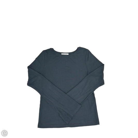 Top Long Sleeve By Frame In Navy, Size: L