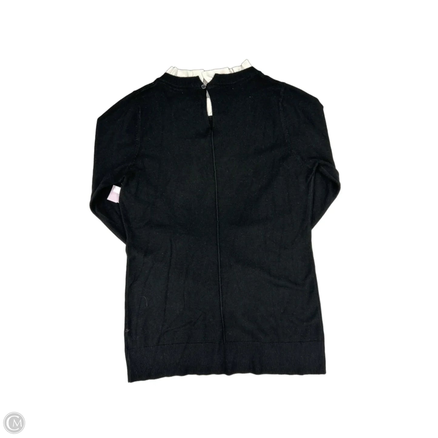 Top Long Sleeve By Ontwelfth In Black & White, Size: M