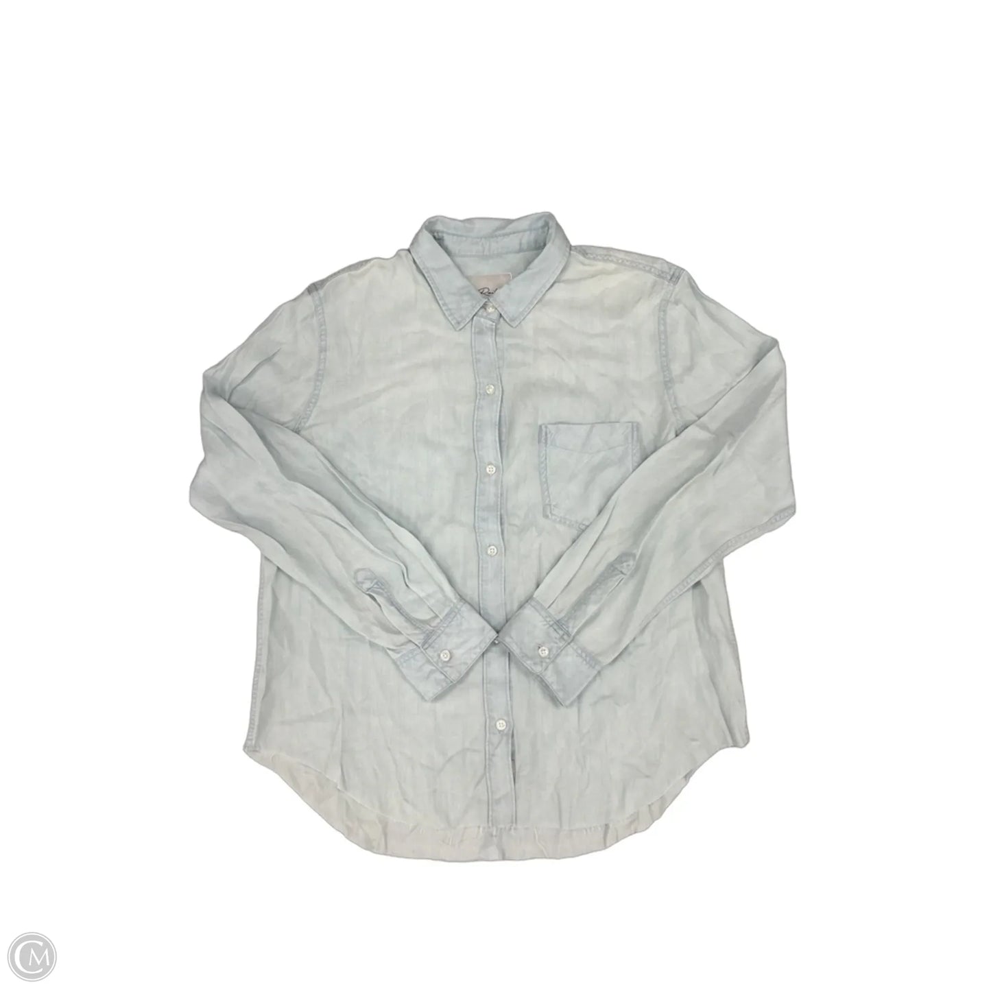 Top Long Sleeve By Rails In Blue, Size: M