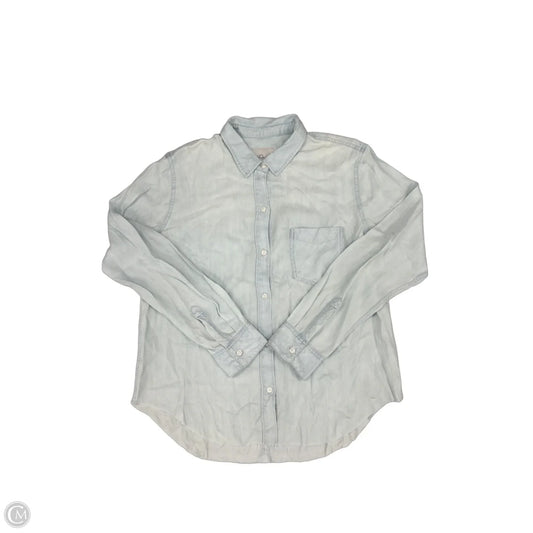 Top Long Sleeve By Rails In Blue, Size: M