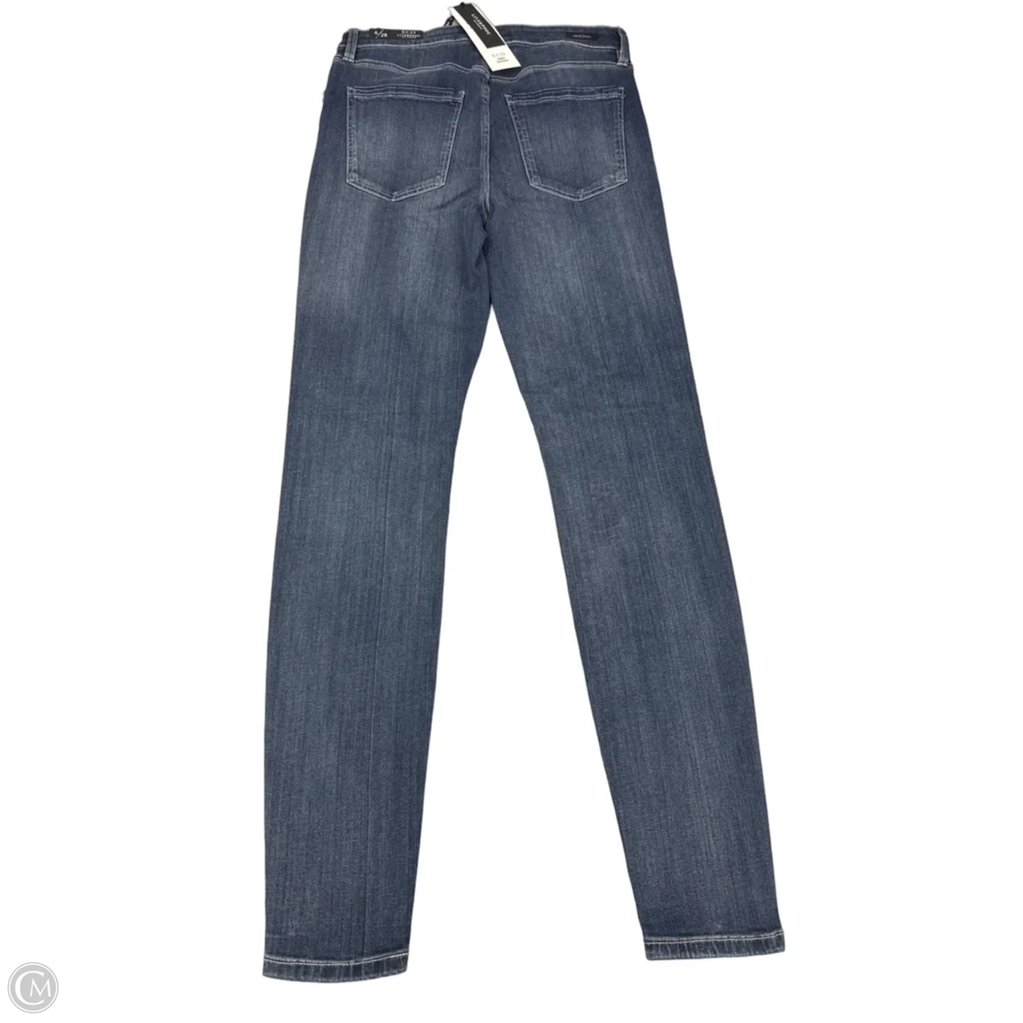 Jeans Skinny By Liverpool In Blue Denim, Size: 6