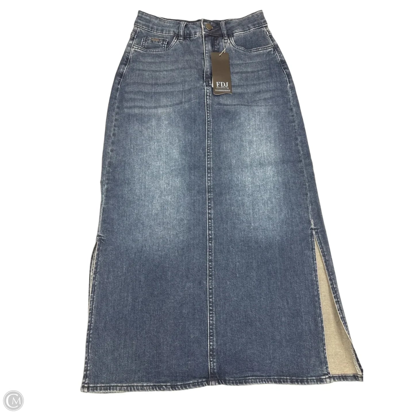 Skirt Maxi By French Dressing In Blue Denim, Size: 2
