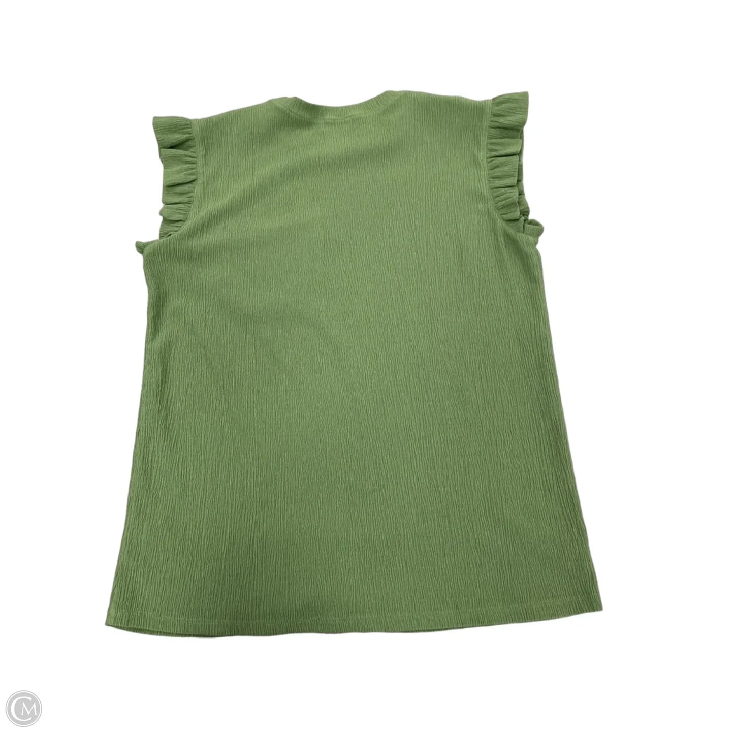 Top Sleeveless By Cme In Green, Size: Xl