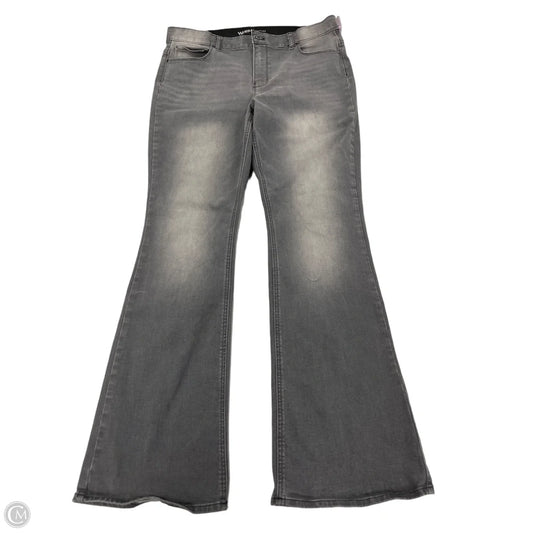 Jeans Flared By White House Black Market In Grey, Size: 14