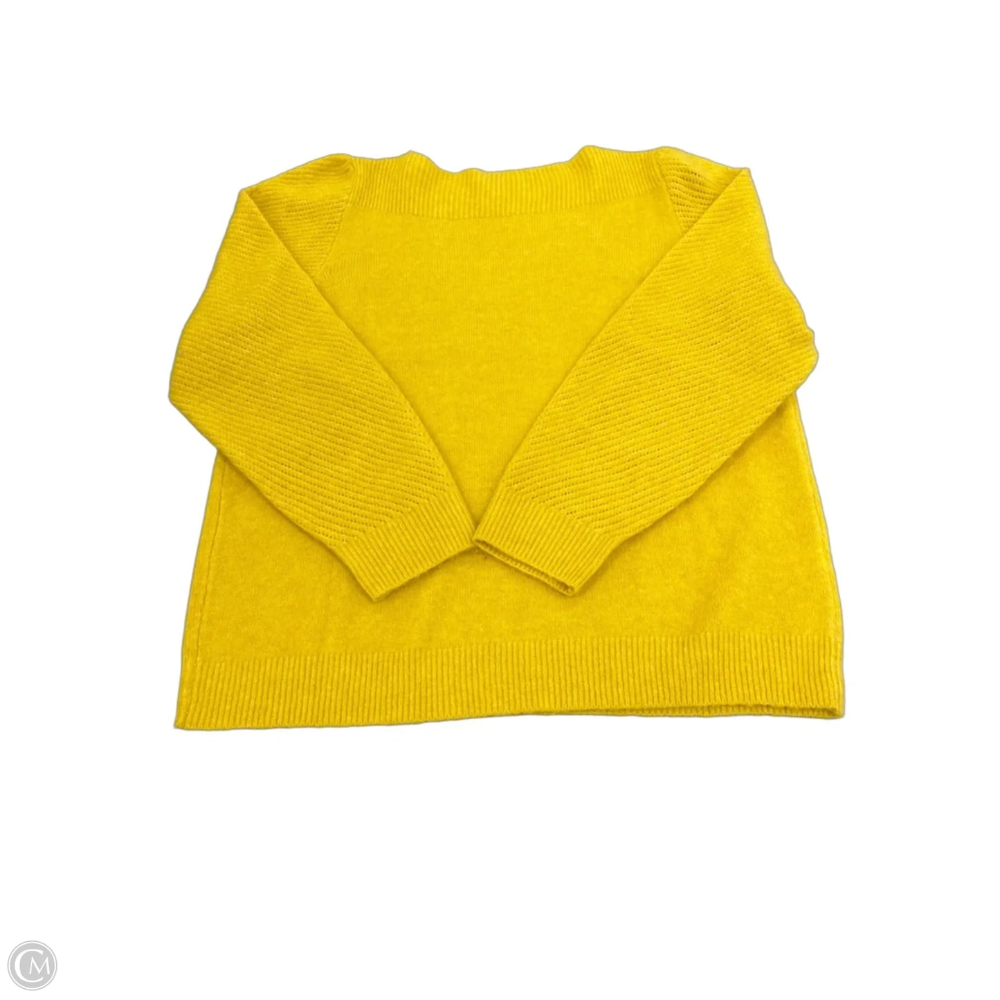 Sweater By Loft In Yellow, Size: Xl