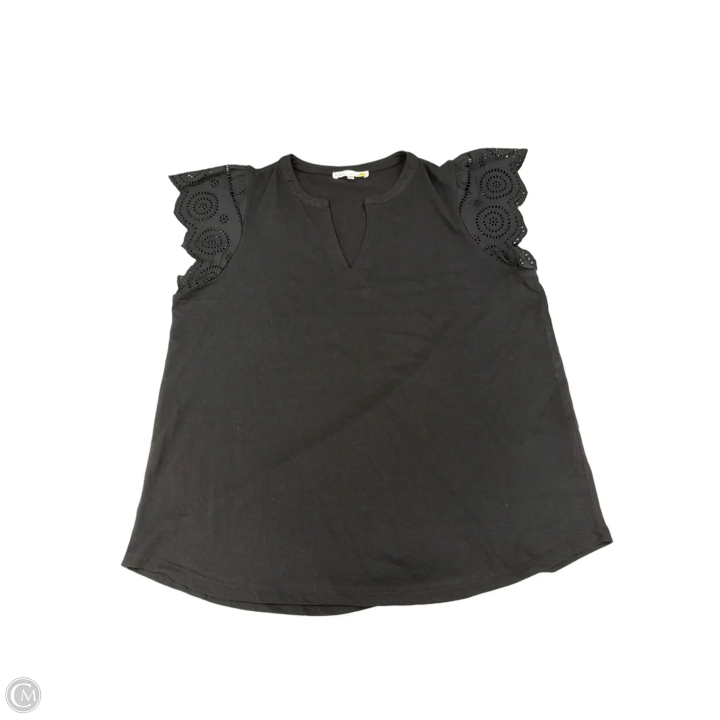 Top Short Sleeve By C And C In Black, Size: Xl