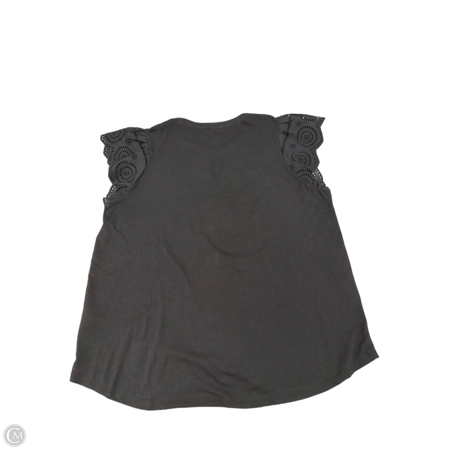 Top Short Sleeve By C And C In Black, Size: Xl