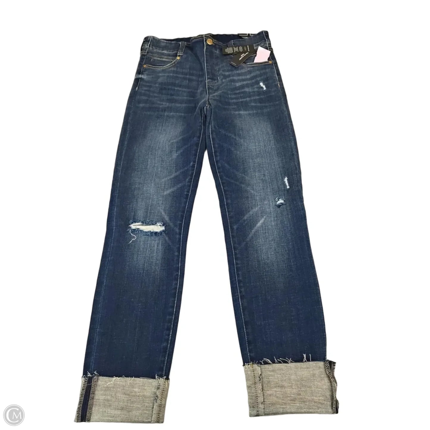 Jeans Skinny By Liverpool In Blue Denim, Size: 4