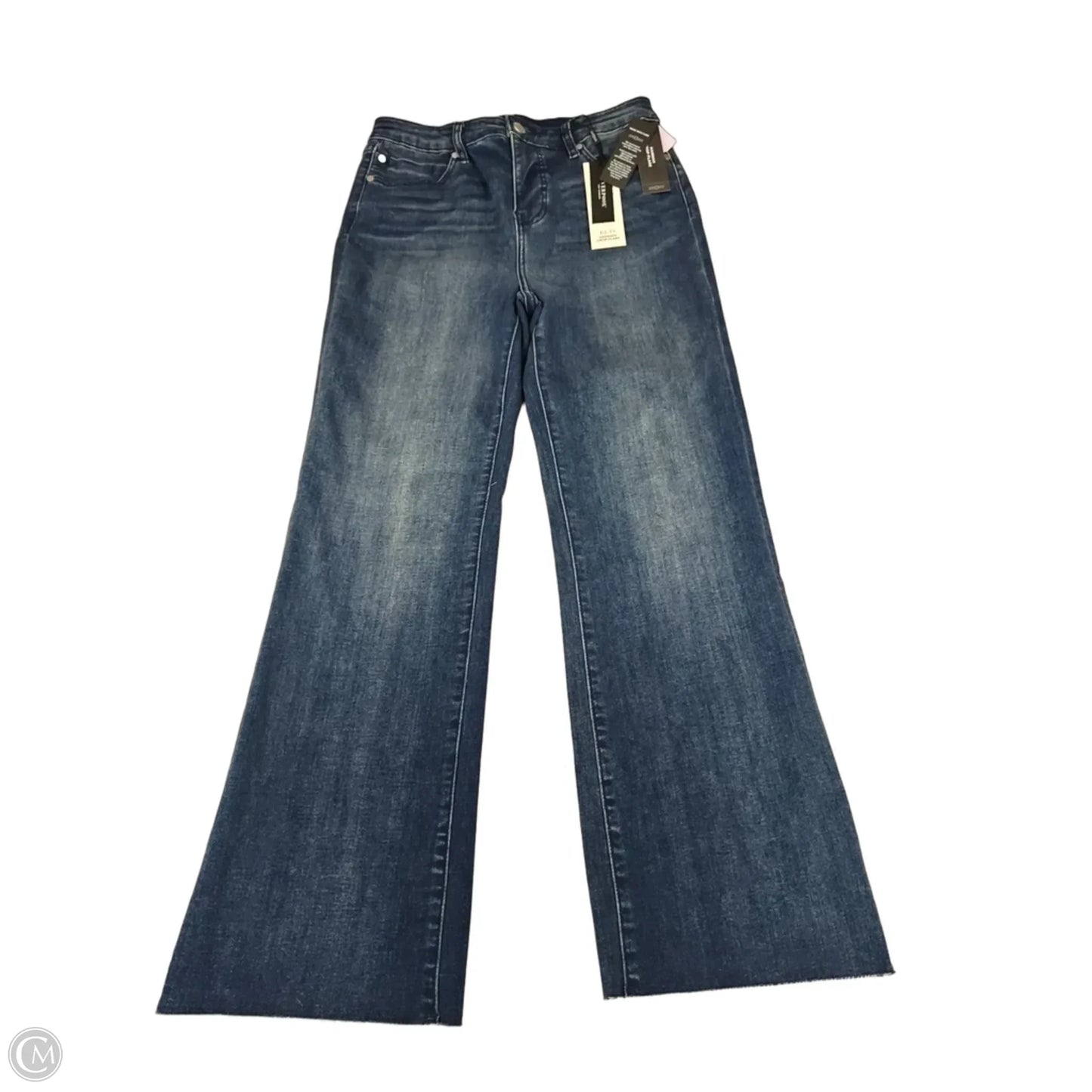 Jeans Cropped By Liverpool In Blue Denim, Size: 6