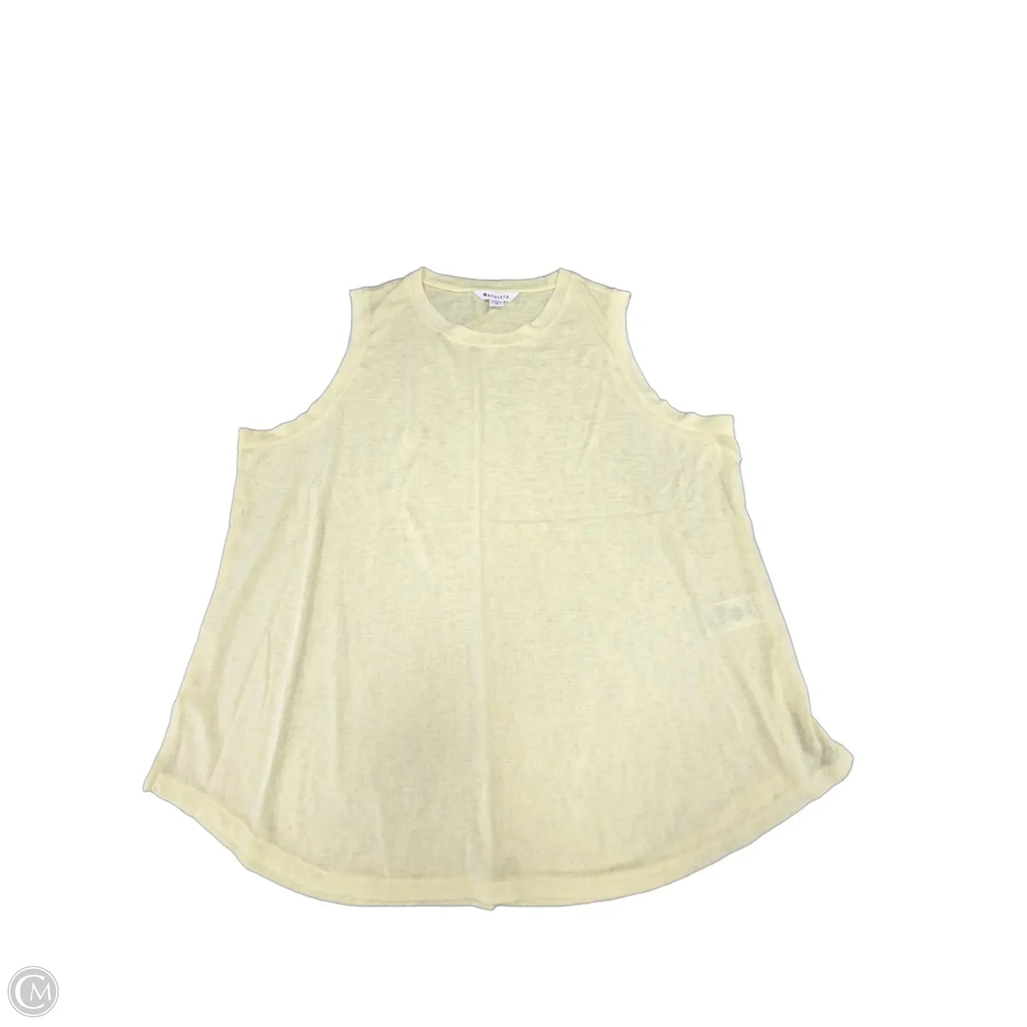 Tank Top By Athleta In Yellow, Size: 2x