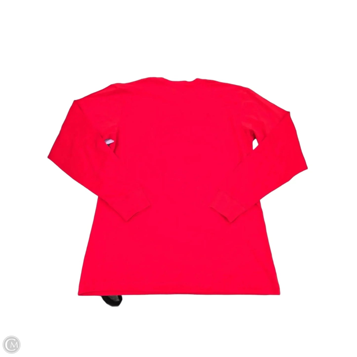 Top Long Sleeve By Cmf In Red, Size: M