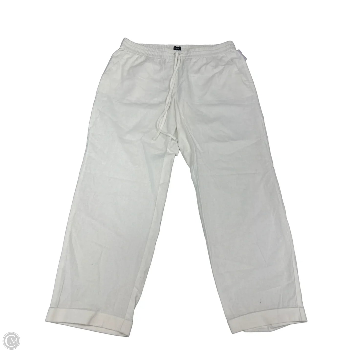 Pants Linen By J. Crew In White, Size: 12