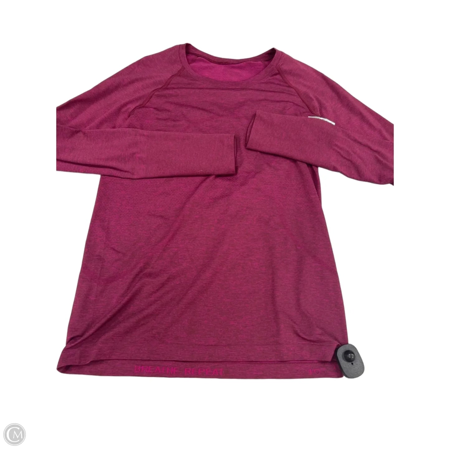 Top Long Sleeve By Lululemon In Purple, Size: 10