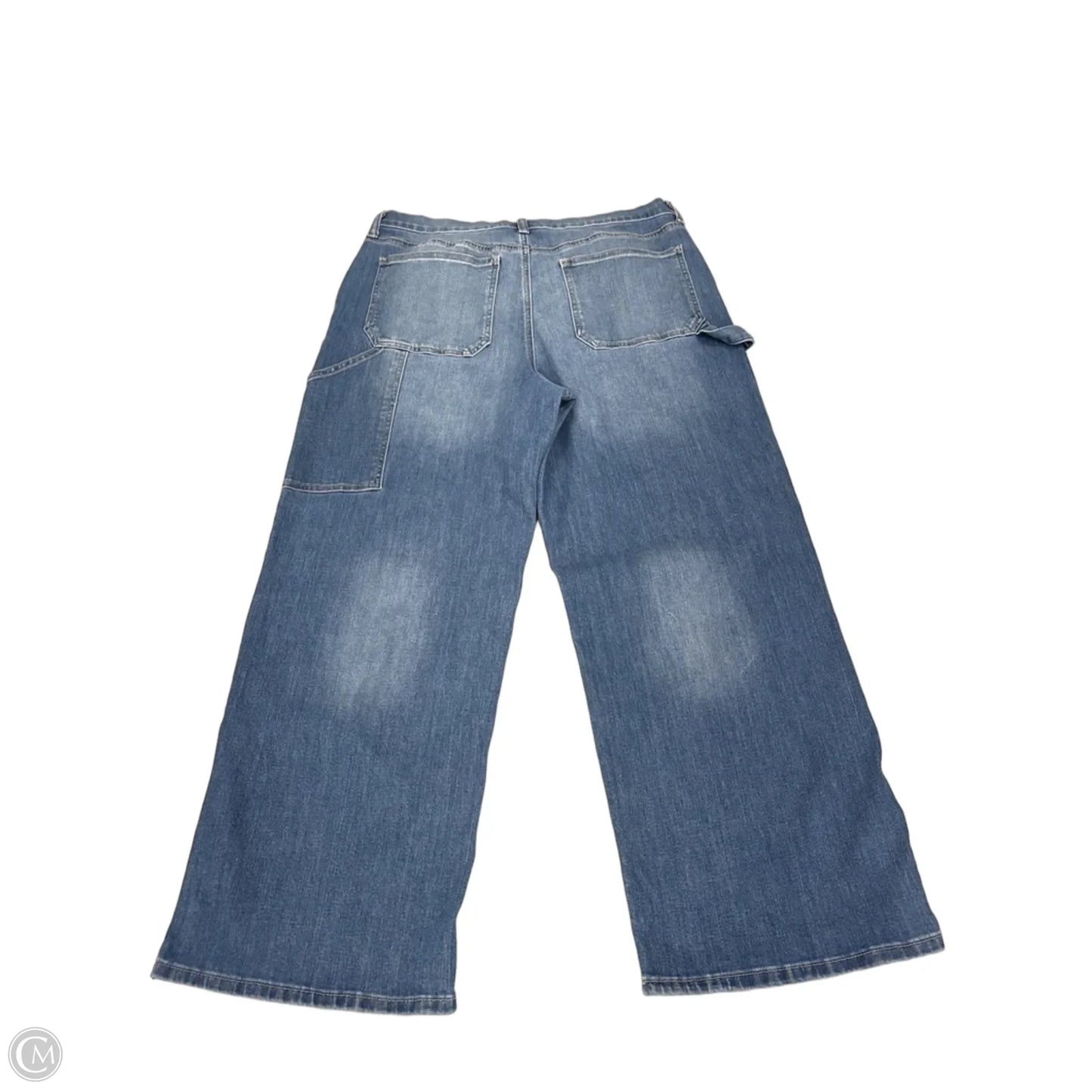 Jeans Wide Leg By So In Blue Denim, Size: 16