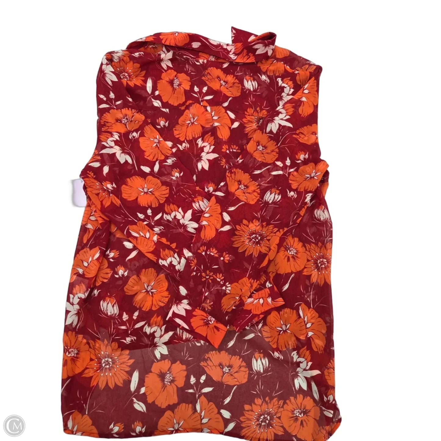 Top Long Sleeve By Cabi In Red, Size: Xl